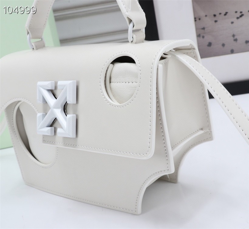 Off White Top Handle Bags